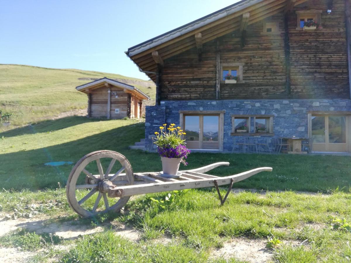 Chambres Et Tables D'Hotes Le Choton A Nono - Col Du Joly Beaufortain Hauteluce Zewnętrze zdjęcie